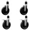 Service Caster 6'' Phenolic Swivel 1-7/8'' Expanding Stem Caster Set 2 Total Lock Brakes, 4PK SCC-EXTTL20S615-PHR-2-S-2-178 - alternate 1